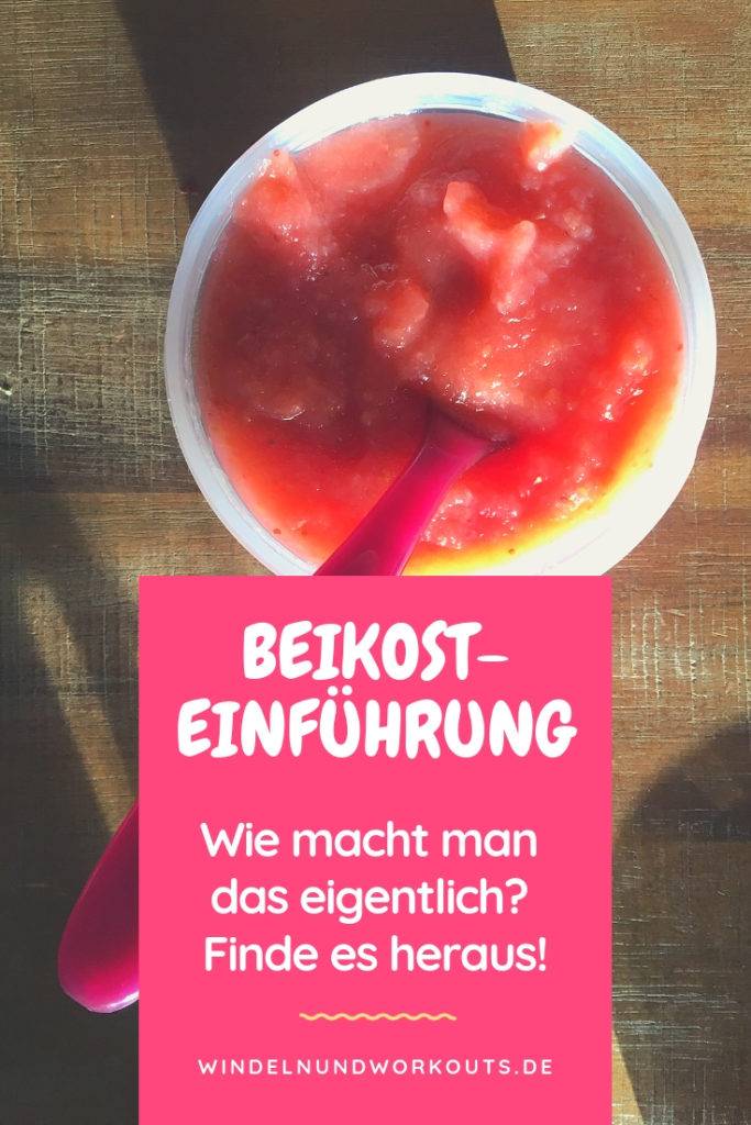 Beikoststart: Mit was fängt man an? 6 Pinterest Grafik für Beikost