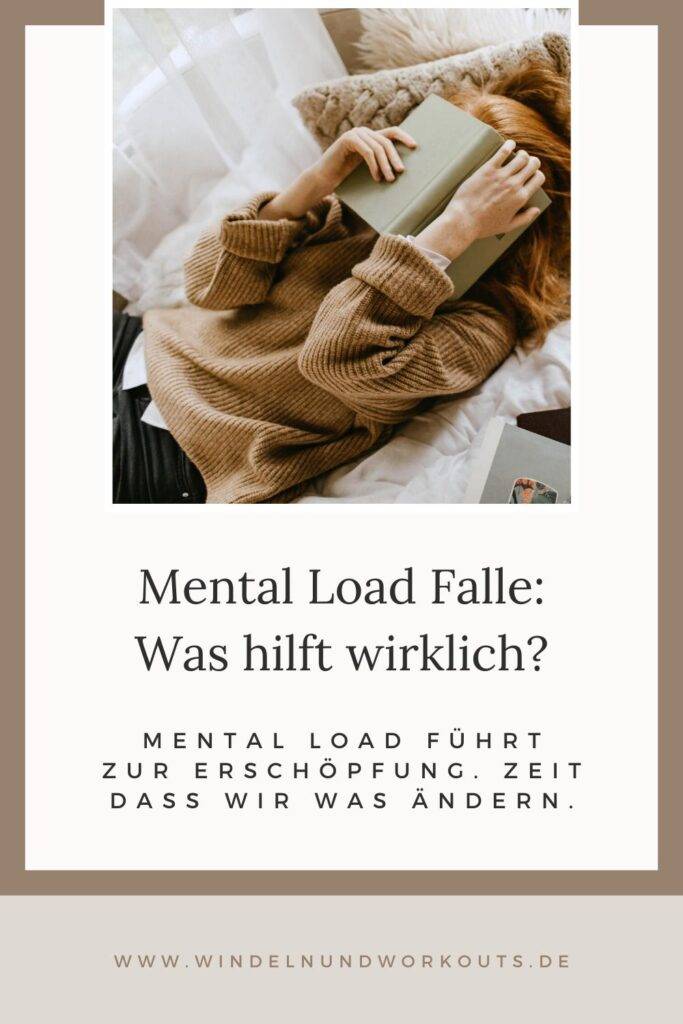 Pinterest Pin zum Thema Mental Load