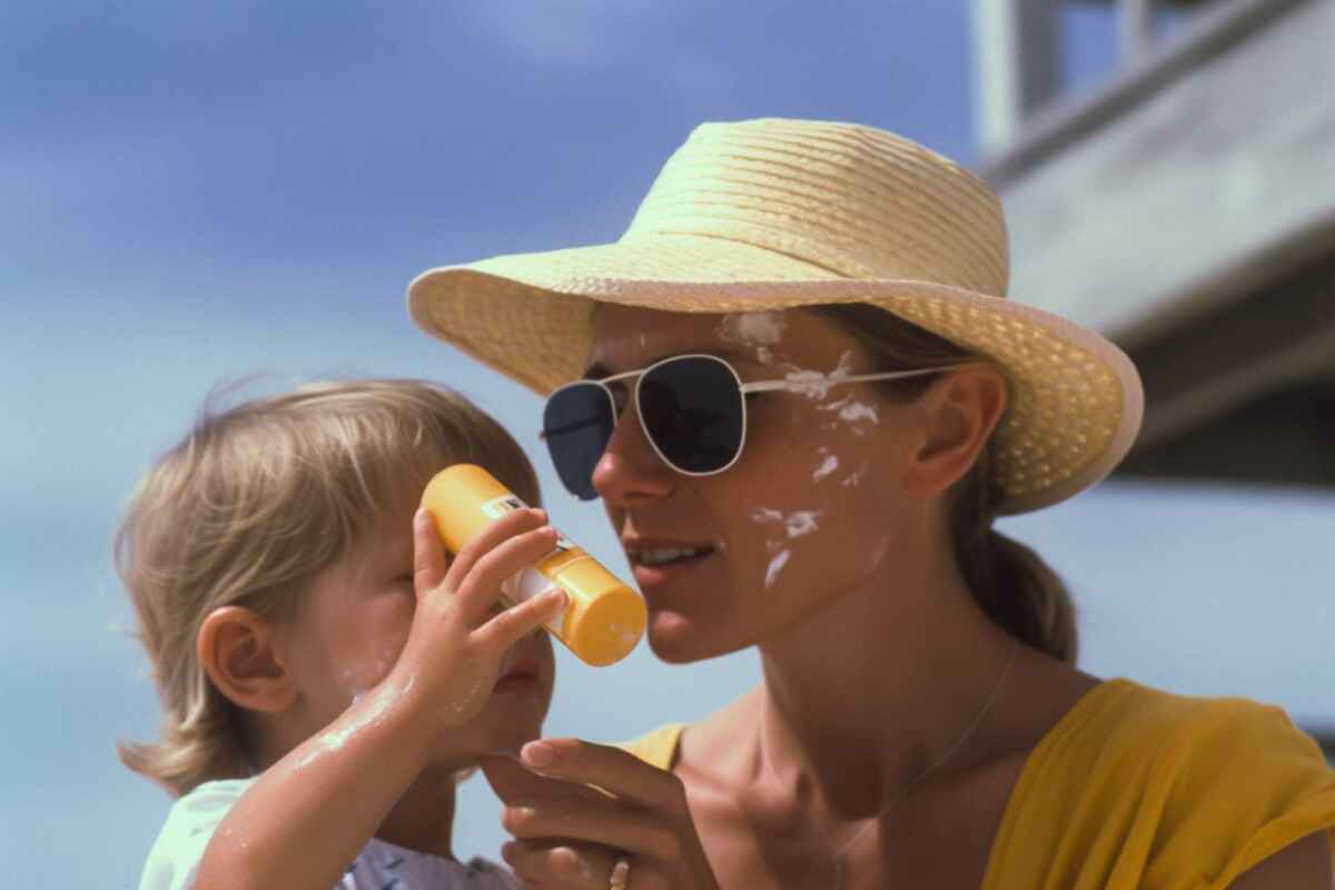 Sonnenschutz für Kinder - Gesund durch den Sommer - Es sind zwei