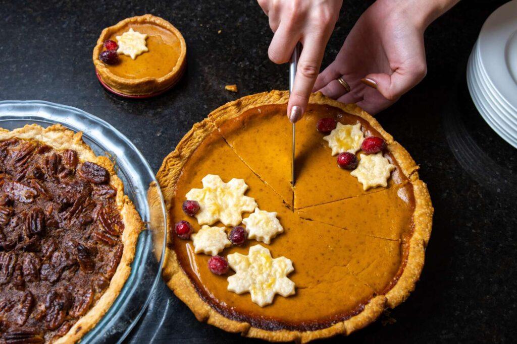 Pumpkin Pie einfach lecker und Symnbol für den Herbst