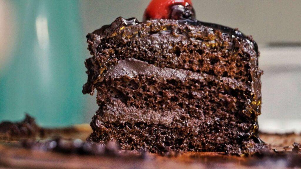 Ein Chocolaate Fudge Cake wie im Film Matilda.